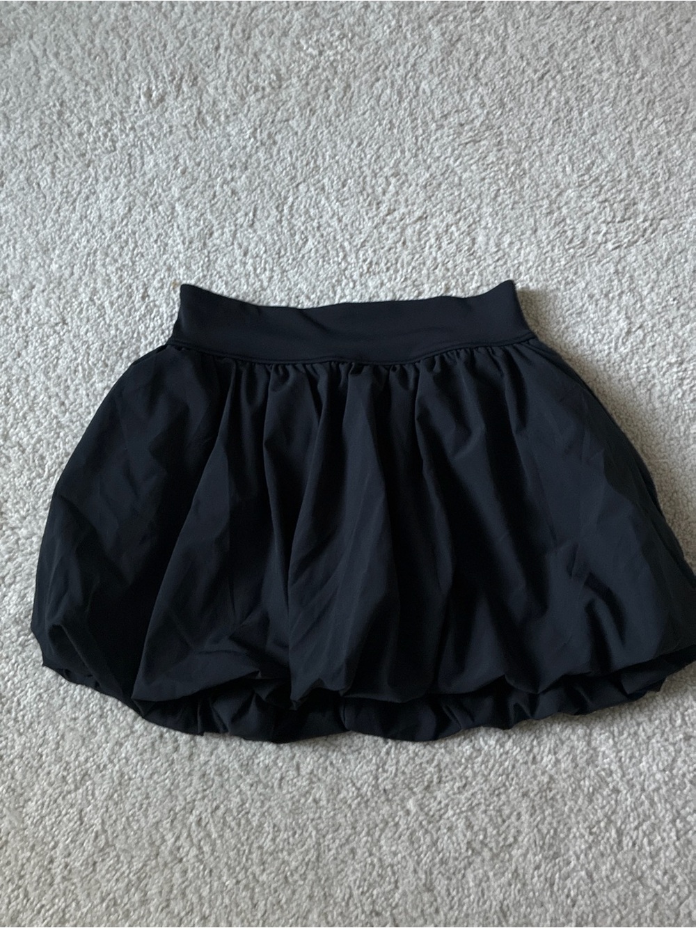 abercrombie kids Black Bubble Hem Skirt